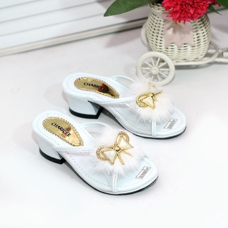 Hils Snak Cewe Formal Heils Sol Empuk Sendal Jinjit Bocah Usia Tanggung Heeld Heela Sandal Selop Ana