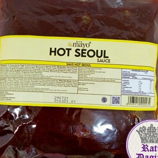 

Hot Seoul Sauce / Korean Sauce @500Gr