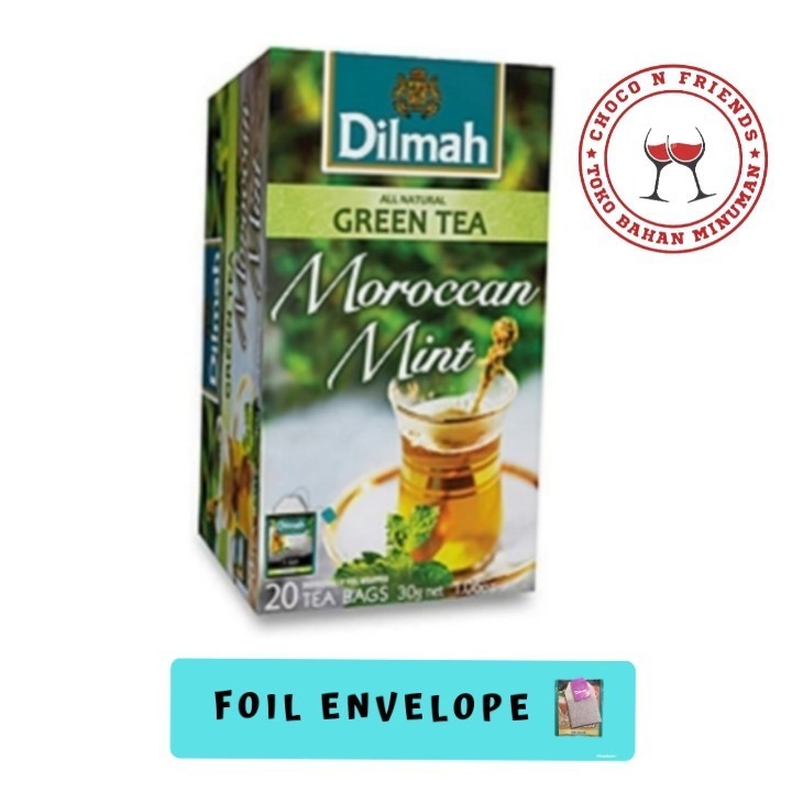

Teh Dilmah Morrocan Mint | Dilmah Morrocan Mint Foil Envelope 20 S