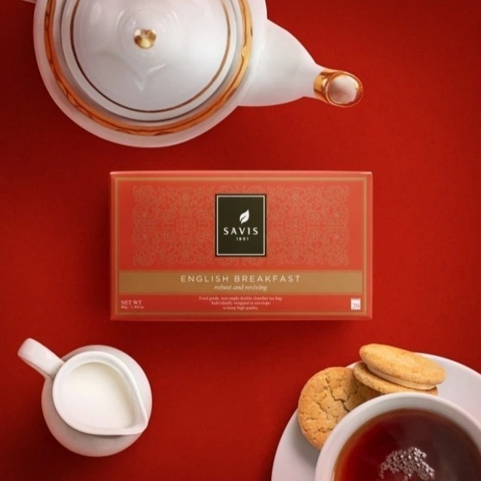 

Savis Tea English Breakfast Tea | Foil Envelope