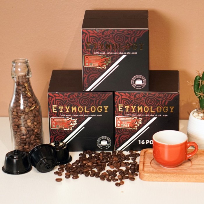 

Coffee Etymology Dolce Gusto Capsule House Blend Robusta & Arabica