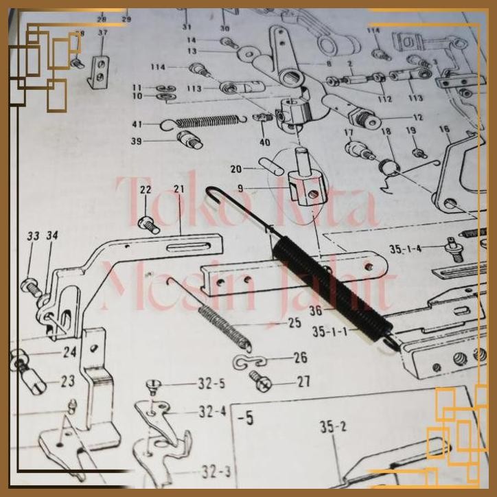 

[RMJ] PER TARIK GUNTING ATAS LOBANG BROTHER 814 141505001