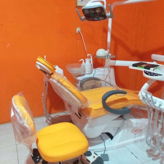 Dental Unit Lokal Baru kursi gigi Full Elektrik upgrade selang