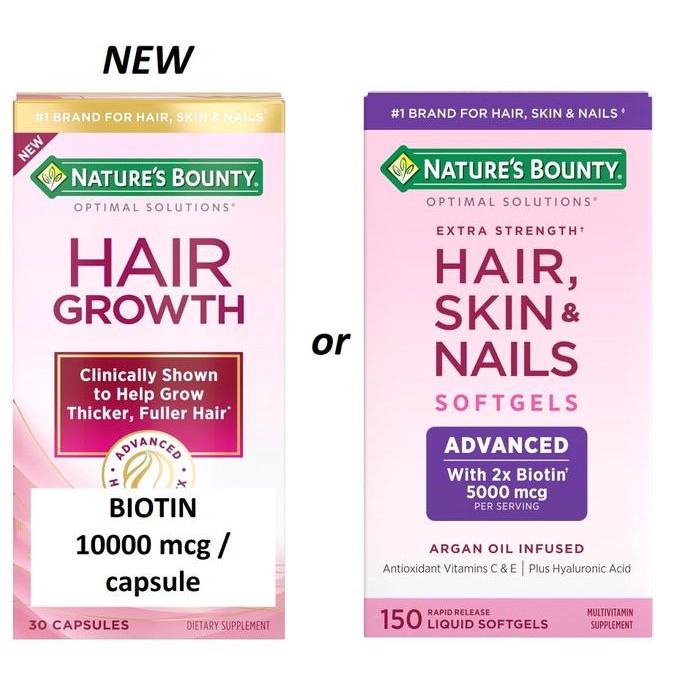 Natures Nature Natures Bounty Extra Strength Hair Skin Nails Biotin _ - original