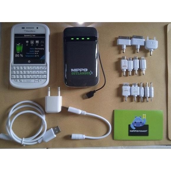 Power Bank Hippo 9000 mAh Outlander X / Portable Charger 9000mAh (Blackberry, Nokia, Samsung, iPhone