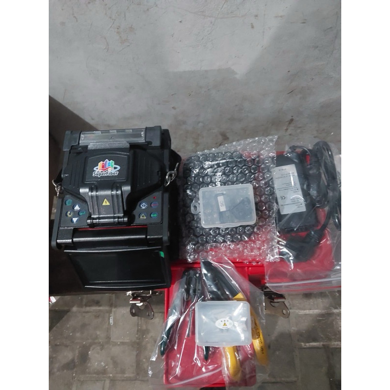 Fusion Splicer New Timer 00:00 (Bukan Second) Mines LCD Garis Sedikit