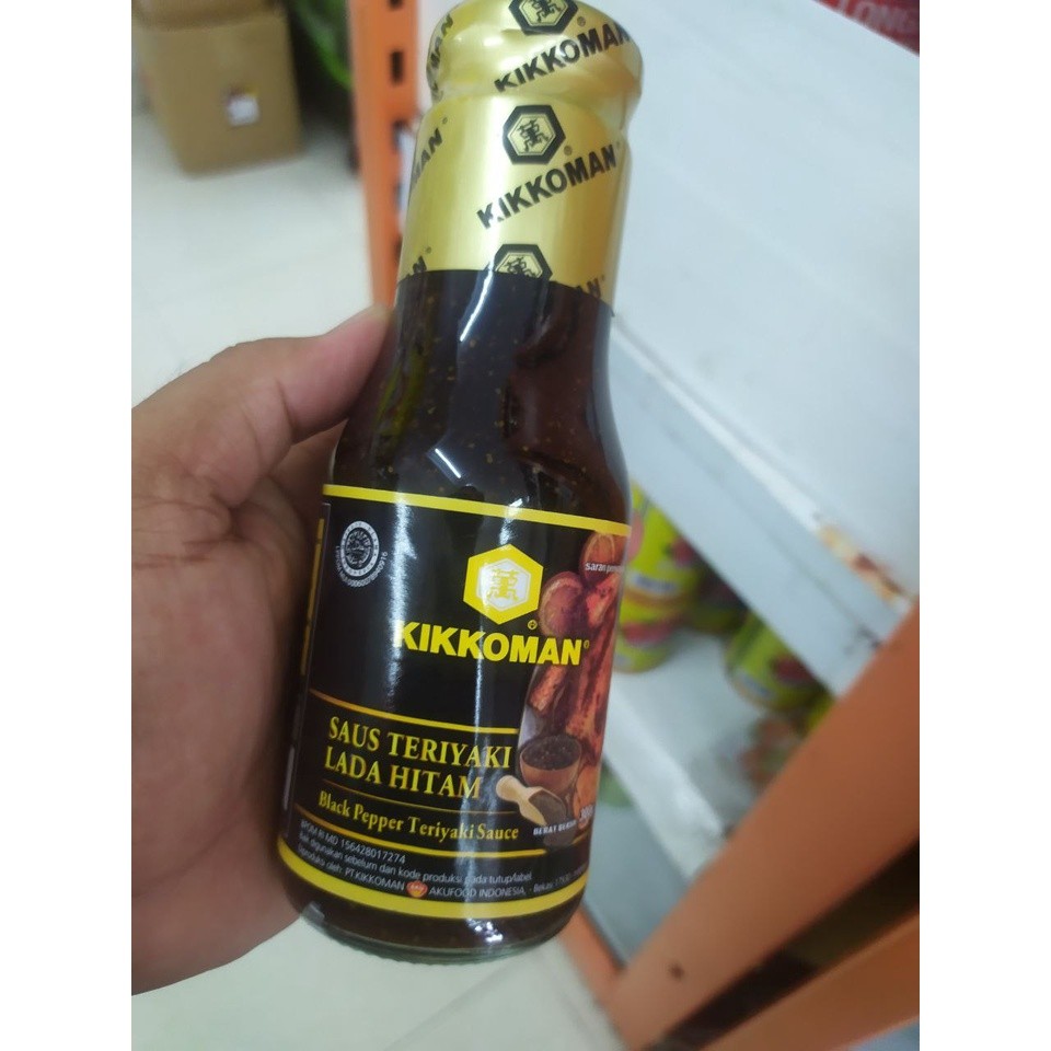 

Saus Teriyaki Lada Hitam KIKKOMAN / botol