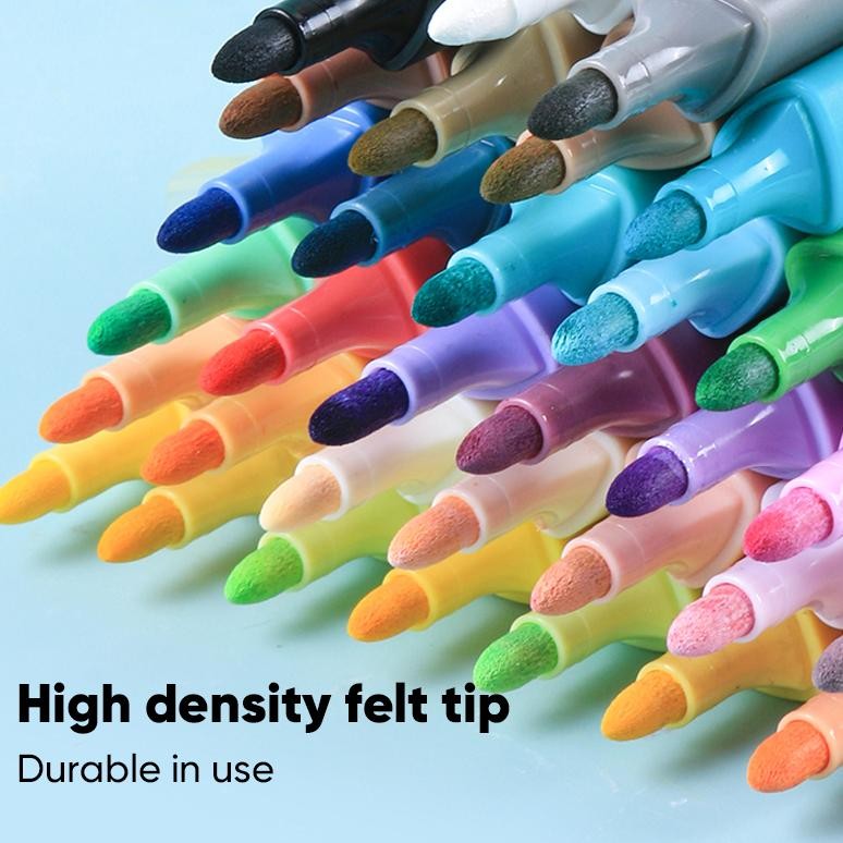 

g-24 Giorgione Acrylic Marker Set Spidol Akrilik Macarons 12/24/36/48 Warnas G-AM-MK Murah