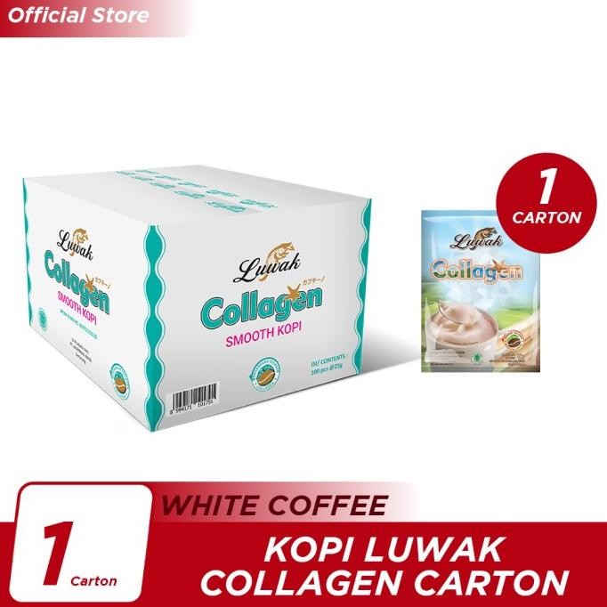 

Kopi Luwak Collagen Renceng 10X25Gr -10Pcs [Carton]