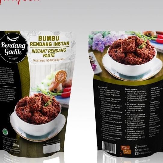 

Bumbu Rendang Instan - Rendang Gadih - Pedas Sedang New-(**)