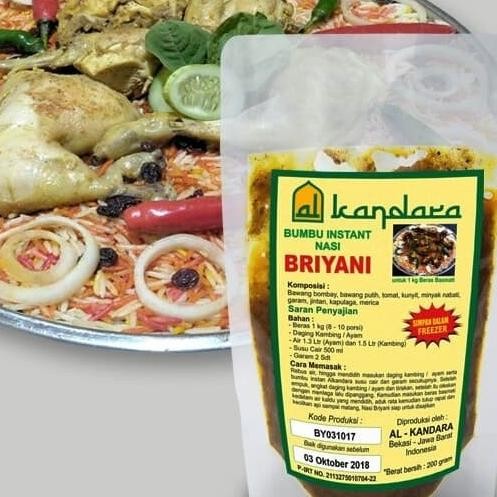 

Bumbu Instan Alkandara Nasi Briyani