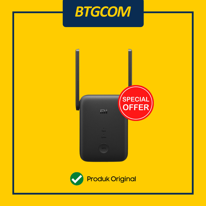 XIAOMI MI WIFI RANGE EXTENDER AC1200/AC-1200 ID WI-FI REPEATER PENGUAT SINYAL INTERNET ORIGINAL