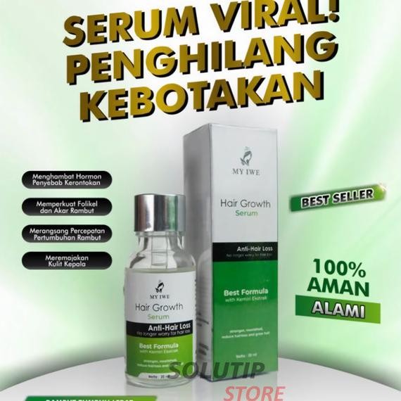 My Iwe Serum Umbuh Rambut Kebotakan Pada Pria Wanita