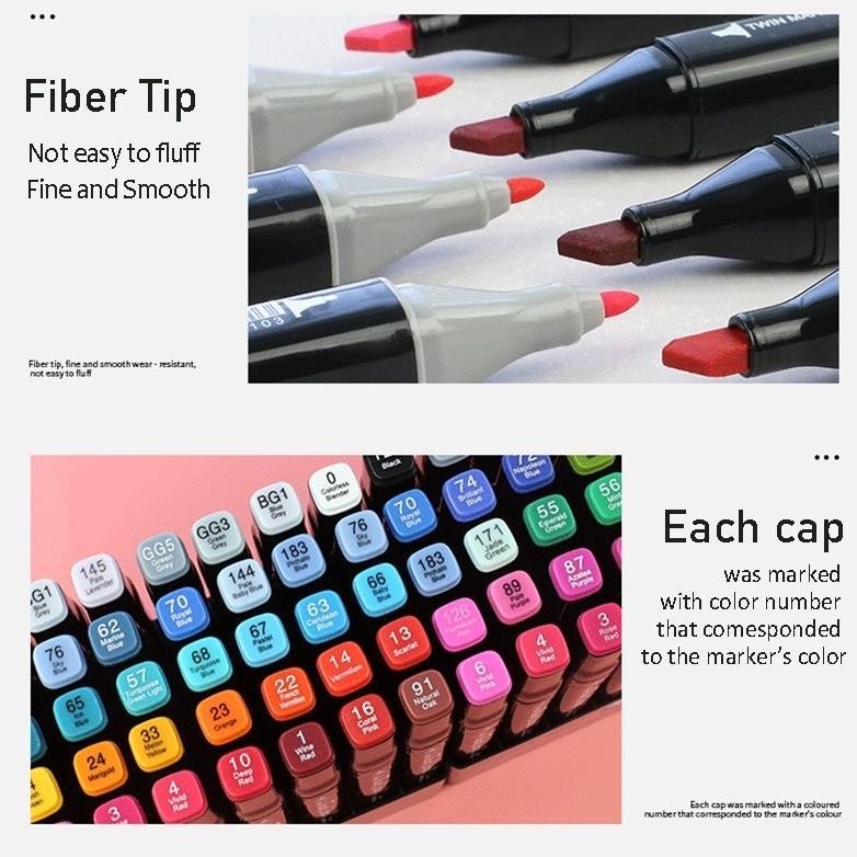

fg-87 CODTouch 12/36/60/80/120 Warna Sketsa Spidol Umum General Marker Set Animation Markers Termurah