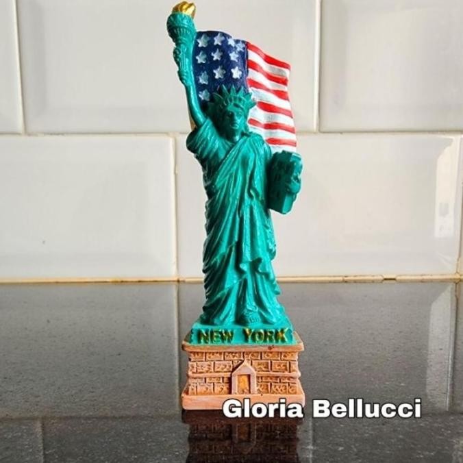 Clearance Souvenir New York Tempelan Magnet Kulkas Negara Amerika Newyork Patung Liberty