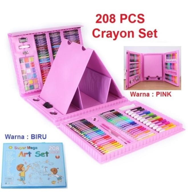 

Azalia Set Alat Paket Lukis Melukis Art Crayon Super Mega Art Coloring Set
