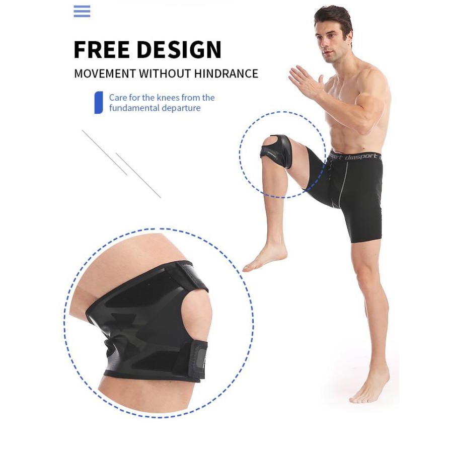 

Pelindung Lutut Deker Patella Knee Support Bracer Terapi Aolikes Pad