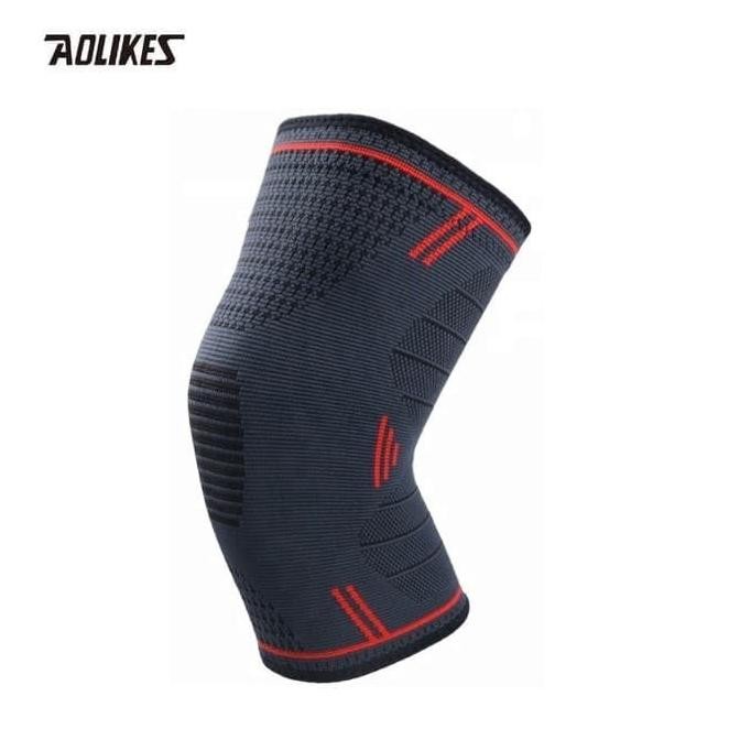 

Aolikes 7722 Knee Sleeve Compression Pad Pelindung Lutut Deker Red - L