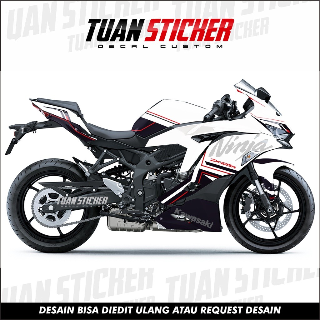 Sticker Decal Full Body Ninja ZX25R Stiker ZX25R Full Body Kode Kosong Satu
