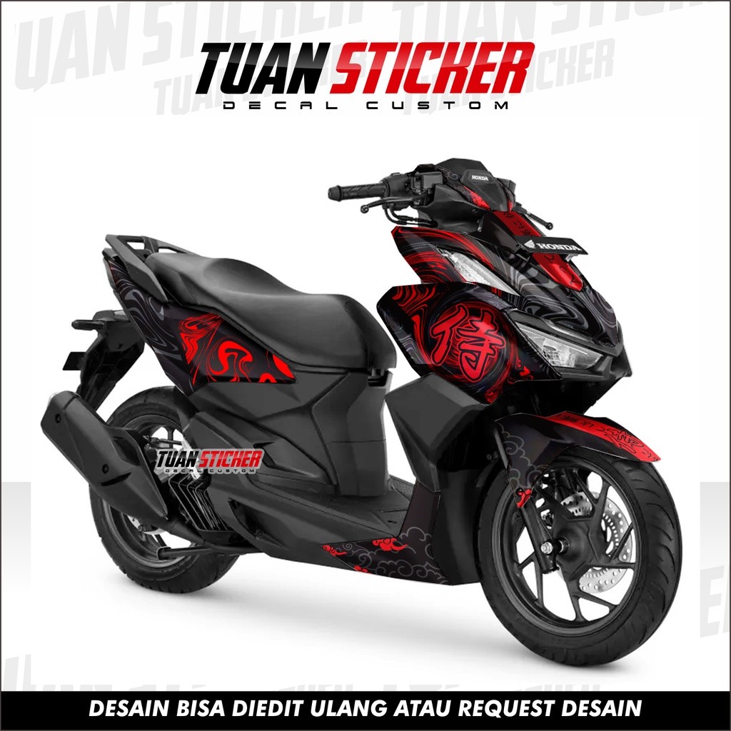 Sticker Decal Full Body Honda Vario 160 2021 2022 Striping Decal Vario 160 2021 2022 Full Body Stike