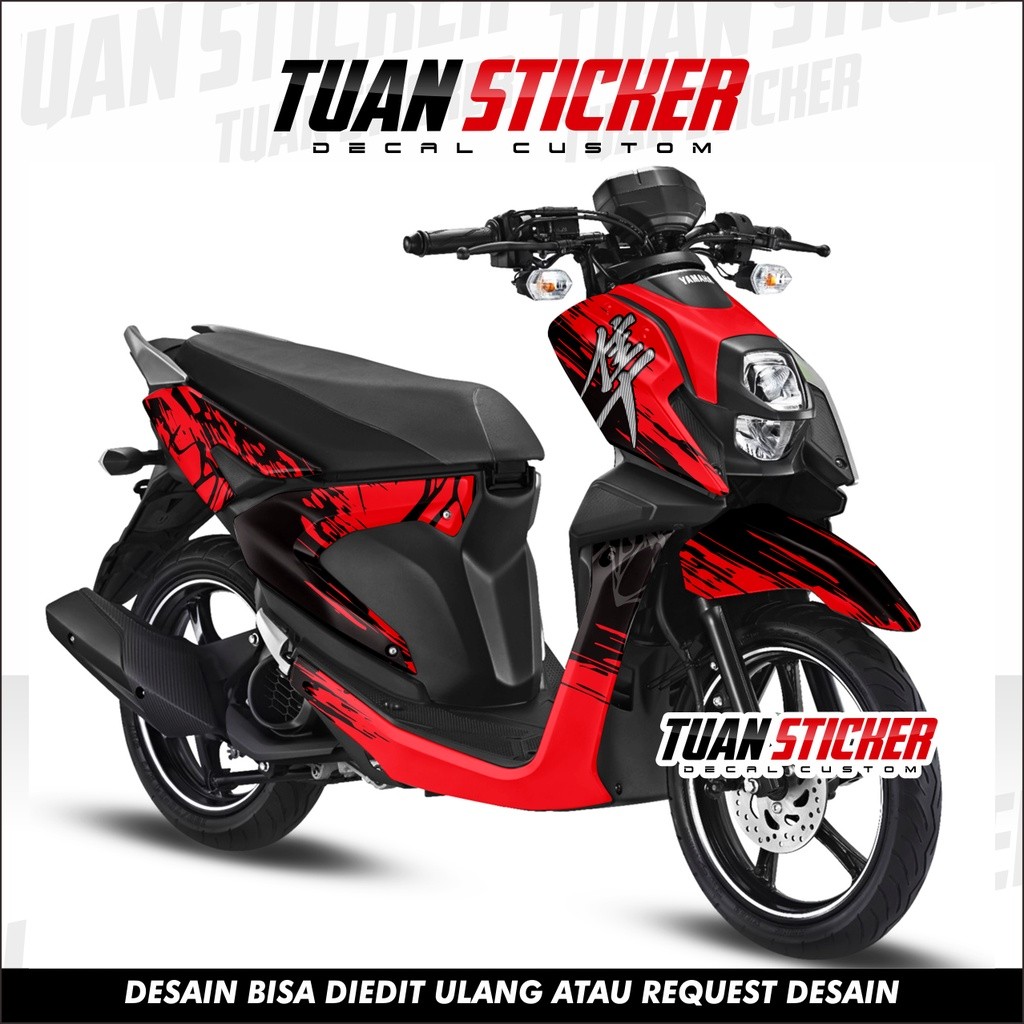 Sticker Striping Decal Yamaha XRide 125 Decal Sticker XRide 125 Sticker XRide 125 Full Body Hayabusa