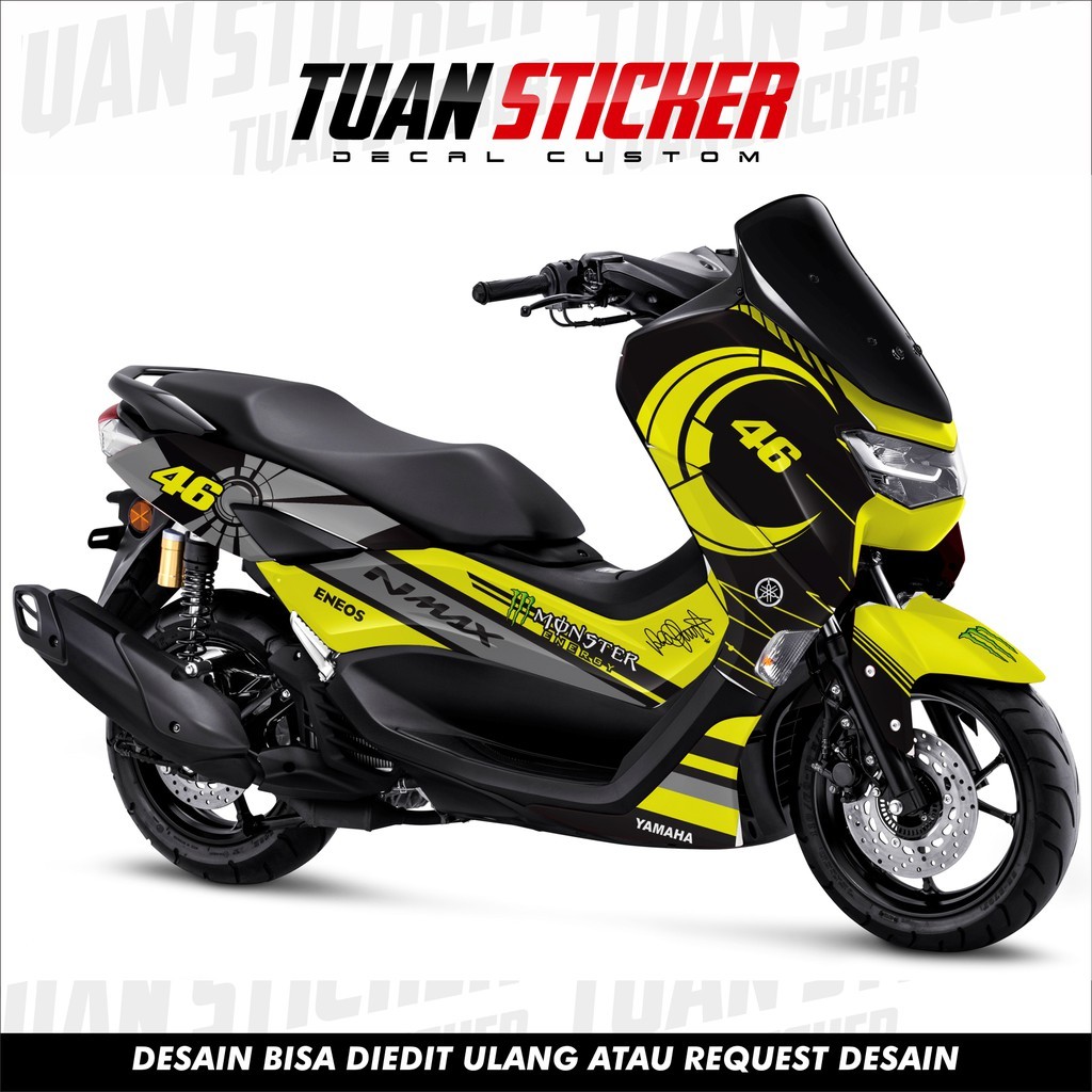 Sticker Striping Decal Yamaha nmax 2020 2021 2022 2023, Sticker Decal nmax 2020 2021 2022 2023, Stic
