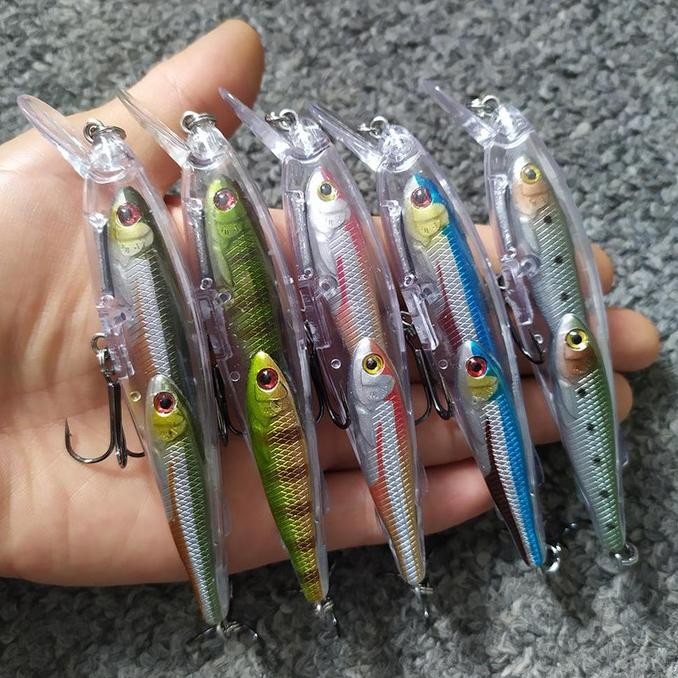 

Fishing Lure 3D Eyes Fishing Group 10.5Cm 11G Minnow Floating Baits