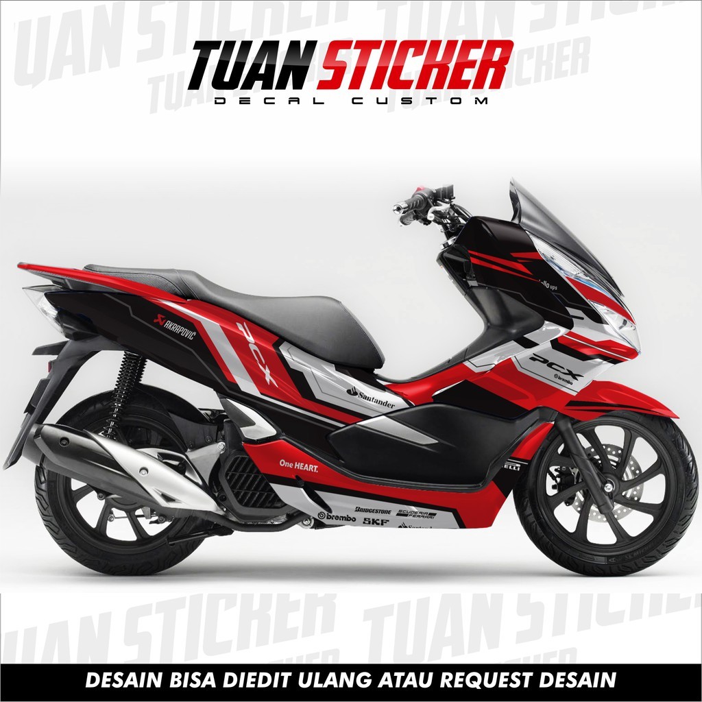 Sticker decal PCX , Striping PCX , Sticker PCX , Sticker Honda PCX htc gfx