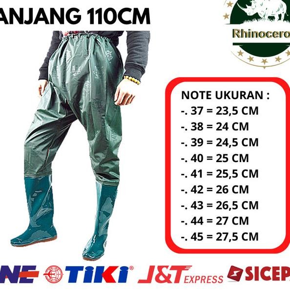 Sepatu Boot Celana Sawah Panjang Anti Air Sepatu Keong Elastis