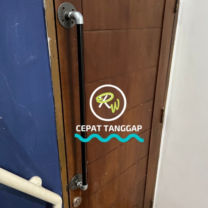 Gagang handle pegangan pintu 1 meter 2 m industrial kayu alumunium acp