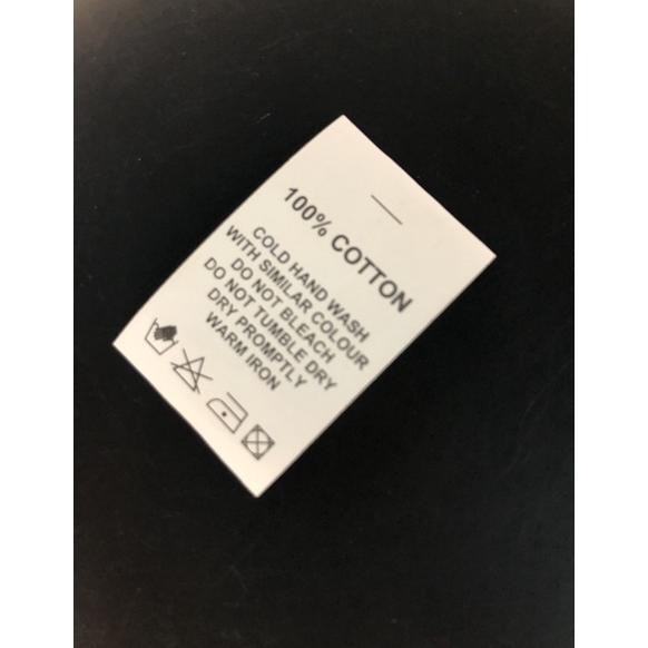 

VIRAL CARE LABEL WASHING COTTON DAN POLYESTER TAG SUPER PREMIUM CO 1X DI KIRIM 600PCS sa-324