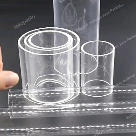 

Pipa Akrilik Tabung ( Pipa Serat Kaca ) Id 70Mm X Od 80Mm X 100Cm