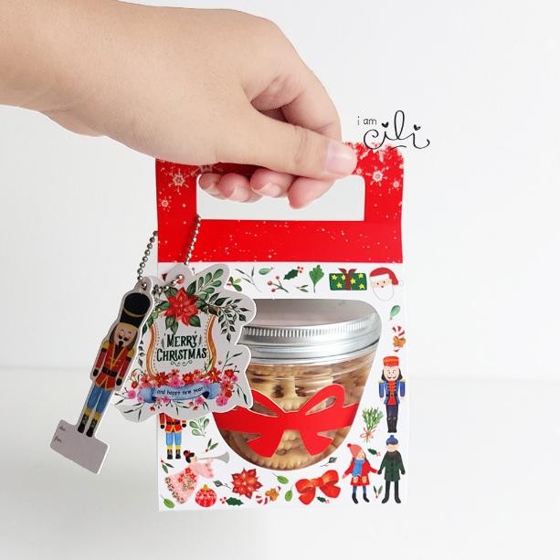 

IK69 (BOX CELYN400) kotak kue kering toples tabung jar 400ml (isi 10) Original