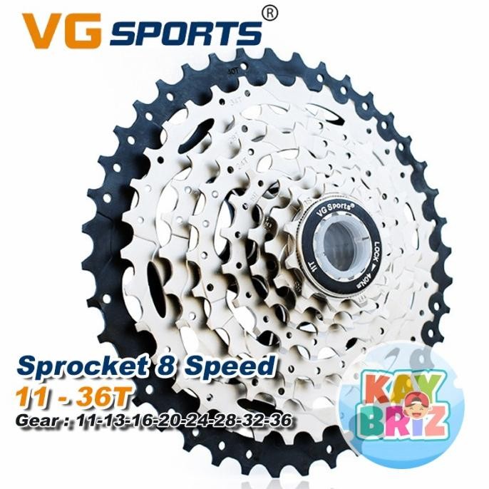 Sprocket 8 speed 11 36t VG Sport Sproket Slop cassette Not Shimano