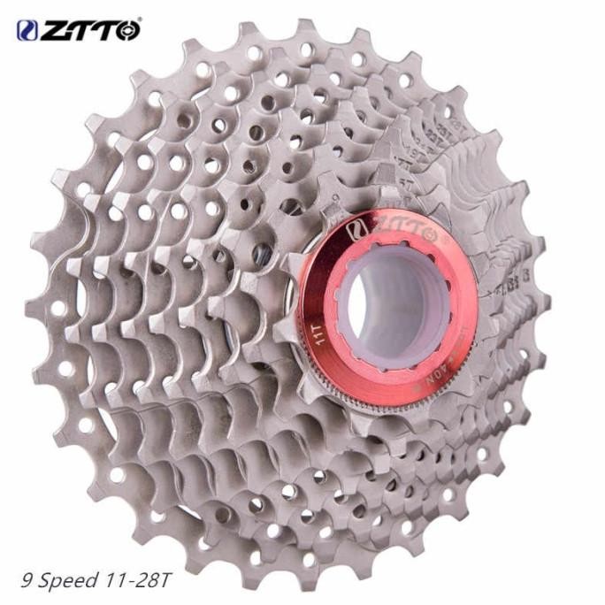 Sprocket 9 speed ZTTO 11 28T sproket Cassete sepeda lipat minion MTB