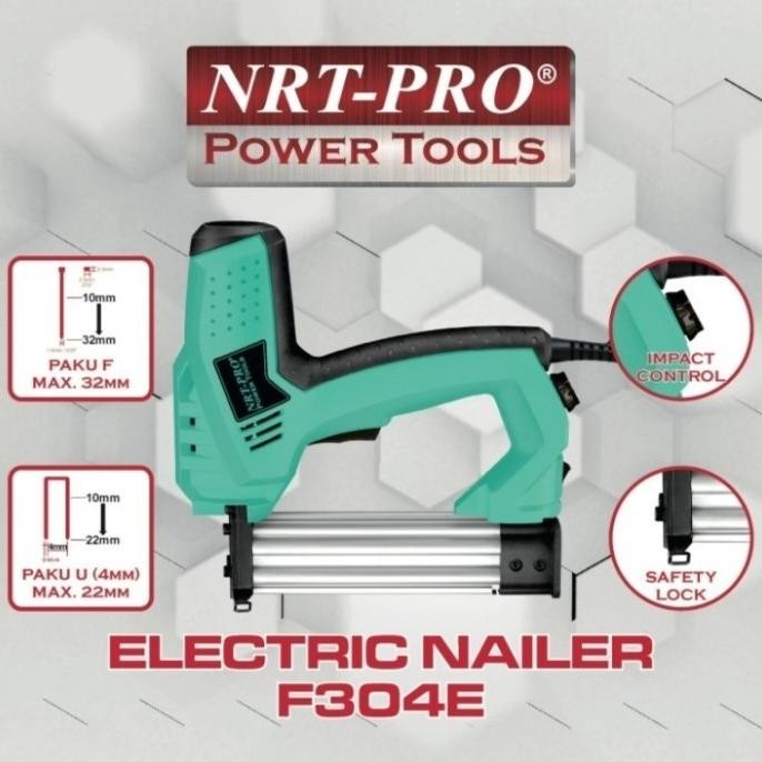 

Nrt-Pro F304E Mesin Paku Tembak Listrik Stapler Gun / Staples Electric