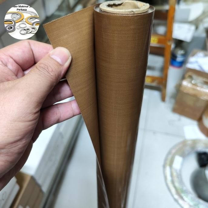 

Kain Teflon Lembaran 0,13Mm X 50Cm X 100Cm ( Tanpa Lem )