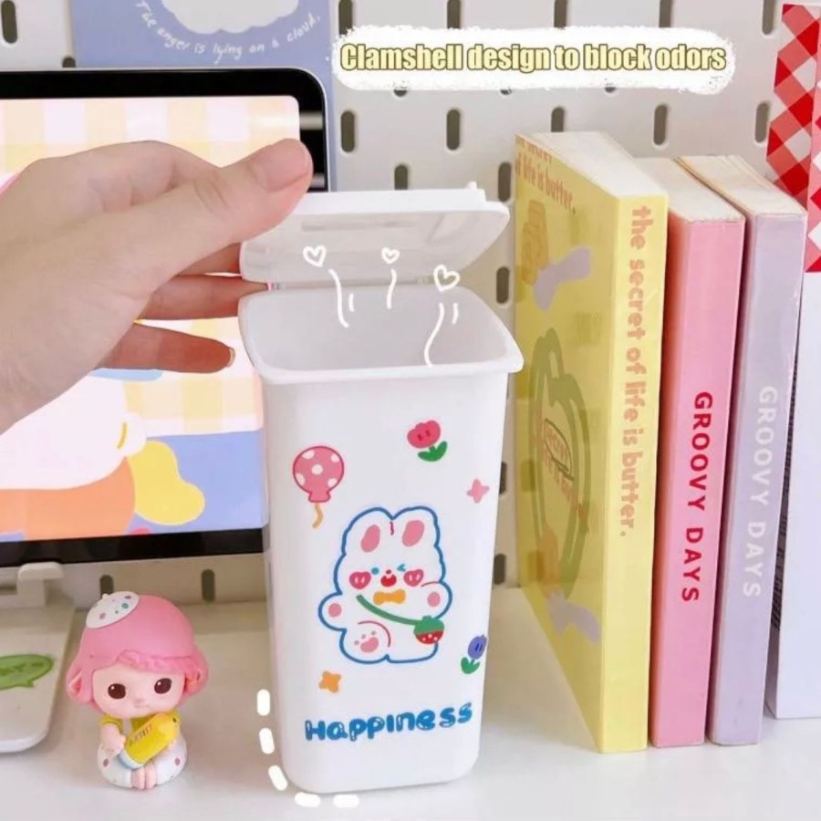 

S57 JC ORGANIZER STATIONERY DESKTOP STORAGE BENTUK TONG SAMPAH TEMPAT PEN N PENSIL UNIK LNI