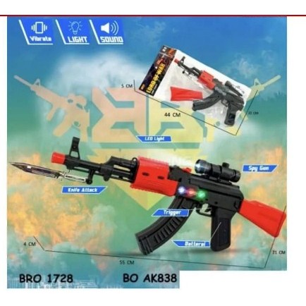 MAINAN ANAK Sniper Tembak BATERAI BRO1728