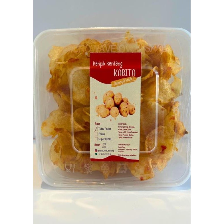 

Keripik Kentang Balado Kabita 250G Box Thinwall
