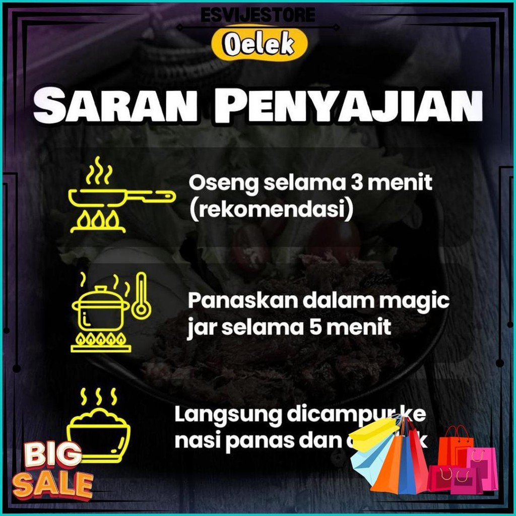 

Oelek Paket Cobain Dulu 4 Laoek / Iga Emplok / Cakalang Balado / Cumi Cabe Ijo / Ayam Kecombrang / Lauk Siap Saji D Cod