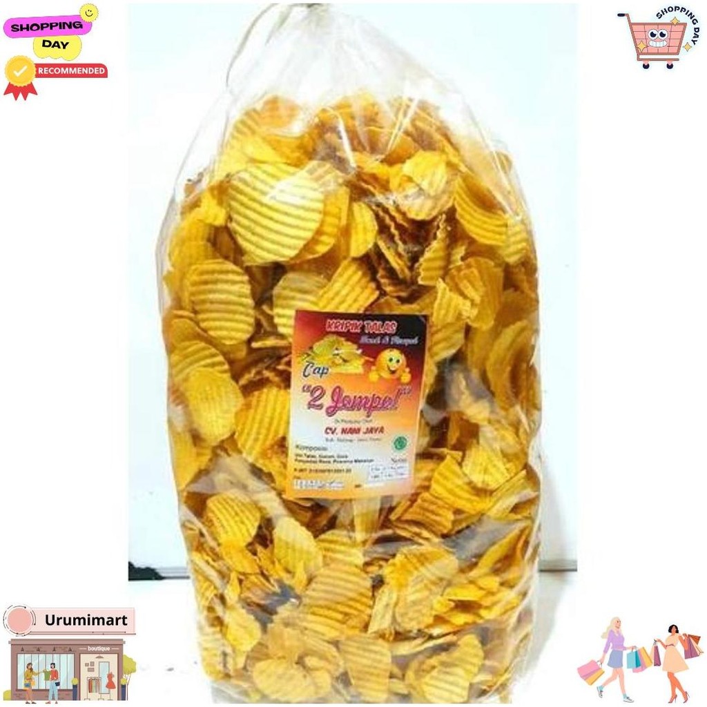 

Keripik Stik Talas Gurih 1Kg D Gratis Ongkir