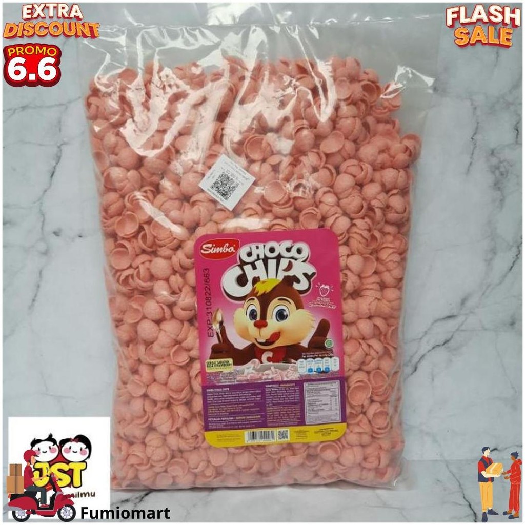 

[950Gr] Simba Choco Chips Choco Crunch Sereal Jember Snack Time D Promo 8.8