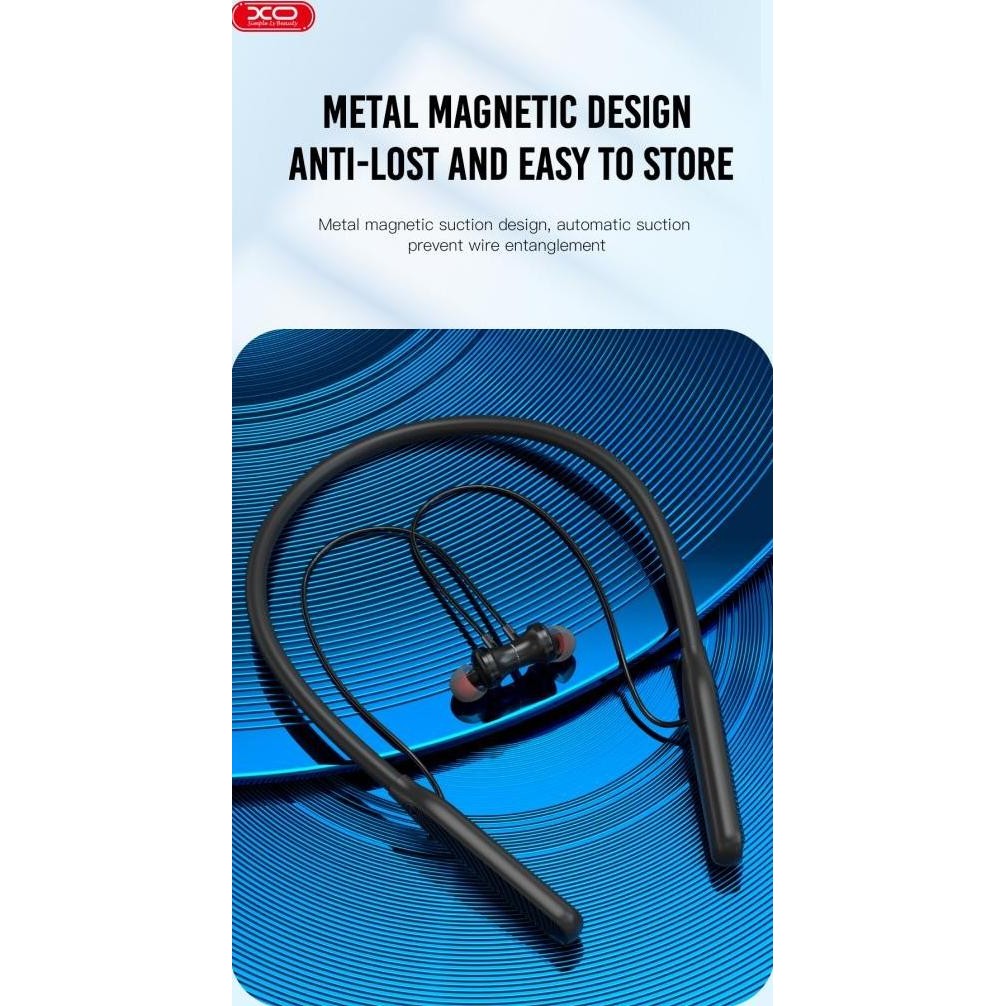 XO Sport Neckband Magnetic Bluetooth Earphone Headset w/Micro SD BS30