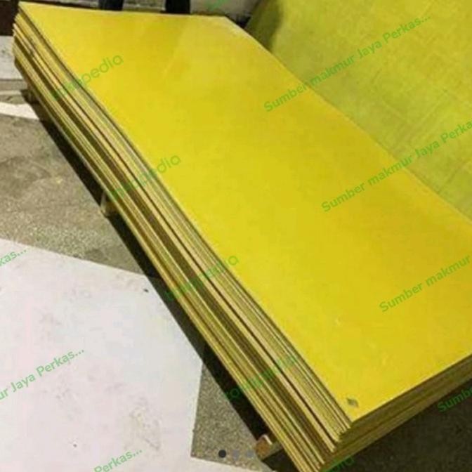 

Epoxy Sheet Fiberglass G11 / Resin Kuning Lembaran 12Mm X 30Cm X 50Cm