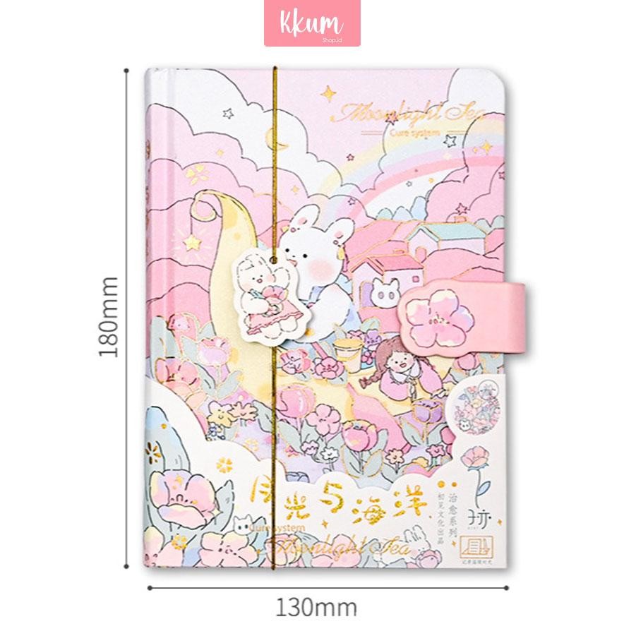 

th-23 Notebook rabbit cute/ Buku tulis karakter lucu/ Buku catatan jurnal diary Hemat
