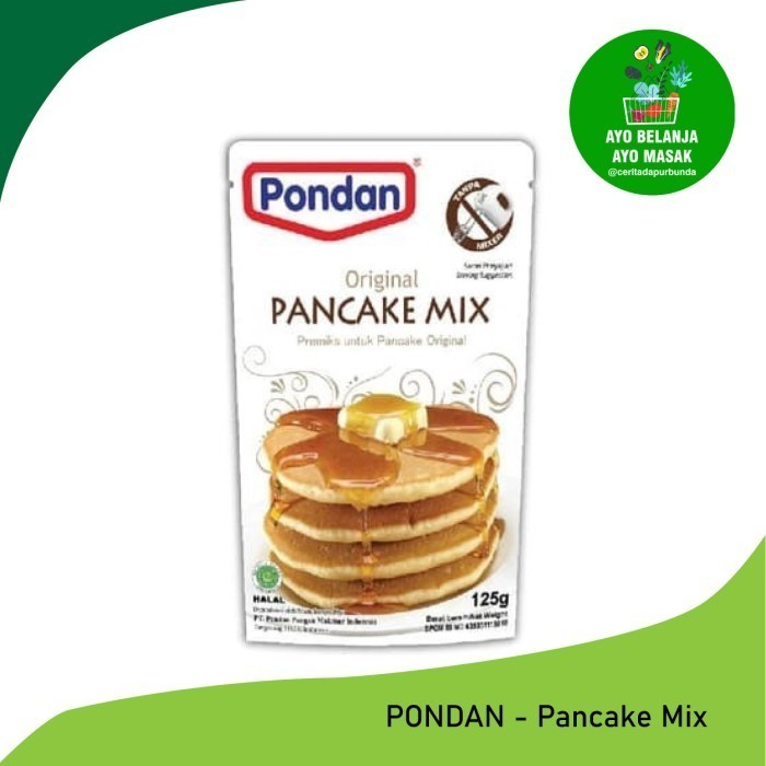 

Tepung Premix PONDAN Pancake Original / pack