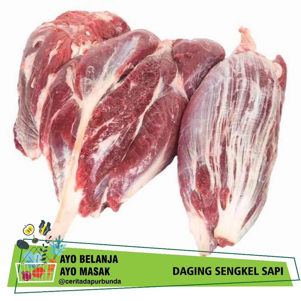 

DAGING SENGKEL SAPI SEGAR per 250 gram / BEEF SHANK