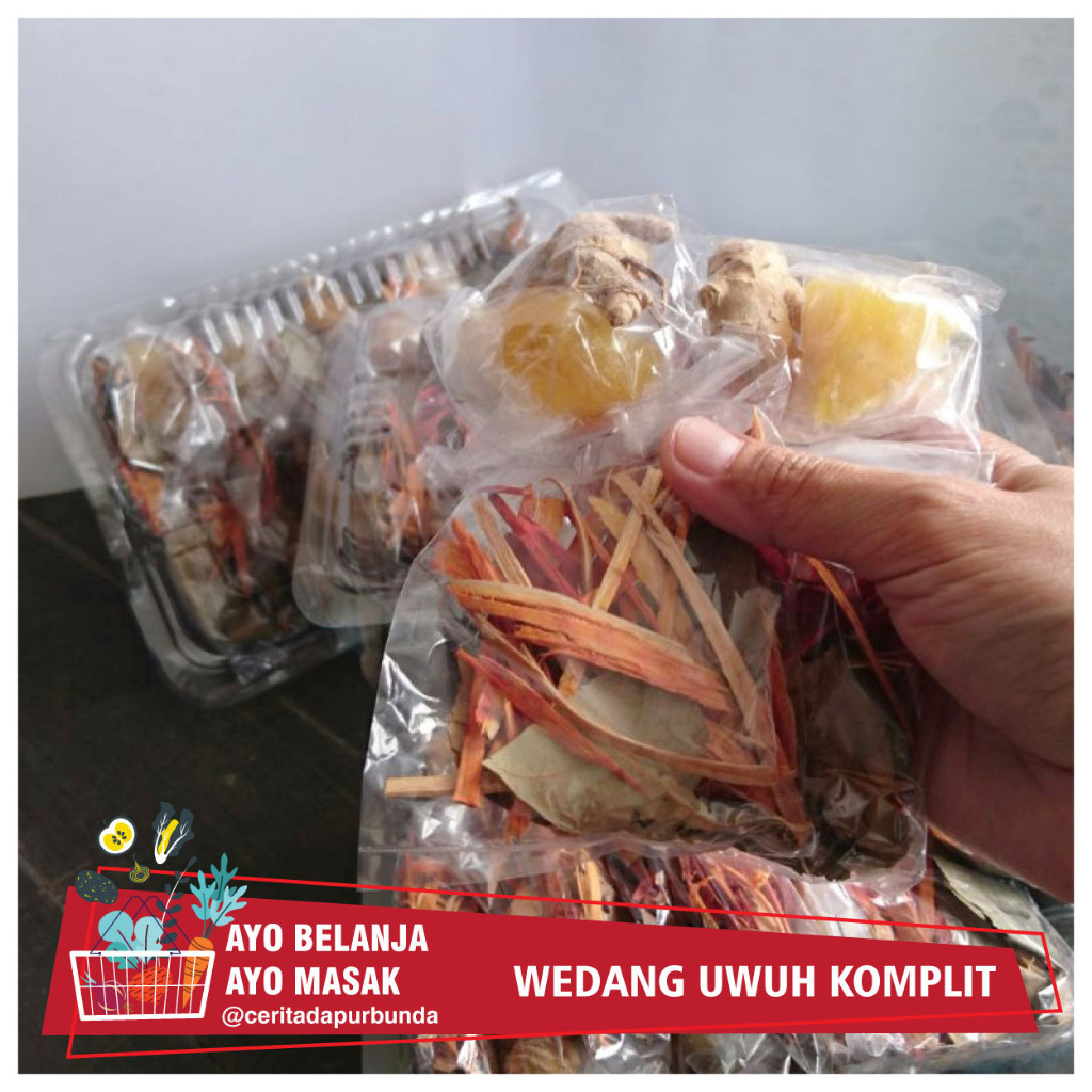 

WEDANG UWUH KOMPLIT PLUS GULA BATU dan JAHE SEGAR