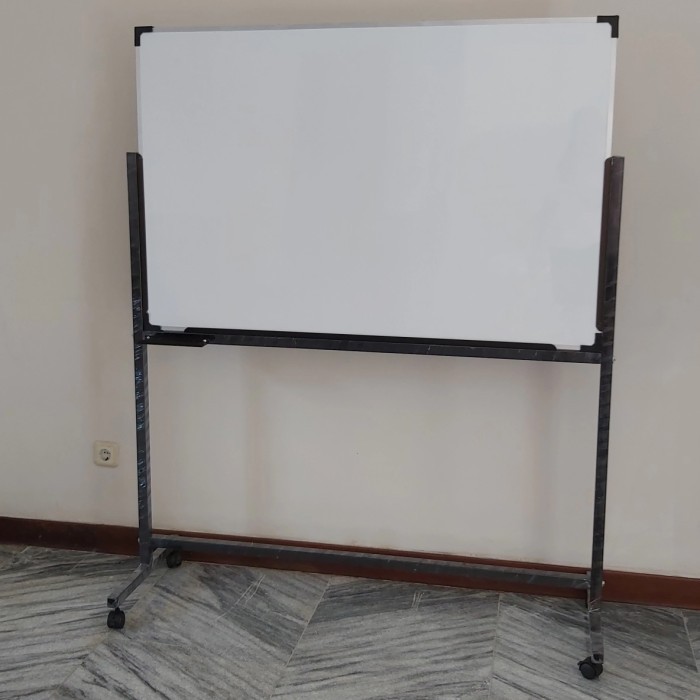 

Terbaru Whiteboard Standing 60 X 120Cm Nonmagnet Promo Ready Stok